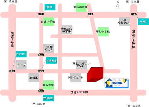 リフォームラボITONEN アクセスマップ
